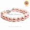 wholesale custom lucky charm shell pearl bracelet