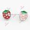 zinc alloy material strawberry bracelet charm (JP08)
