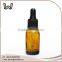 1/2 oz Amber Glass Bottle With Dropper