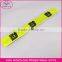 Silkscreen Reflective PVC Slap Band Wide Bracelets For Promotion