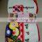 yellow border cotton terry pigment printing waist apron