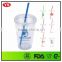 Acrylic Plastic insulated double wall tumbler with straw and lid 16 ounce