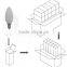 Aluminum heat sink e27/b22/e14 led candle lighting 3w led candle lamp e14 dimmable