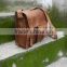 rustic leather vintage cross body satchel unisex bags