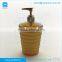 Taiwan Manufacturer High Quality Gold Silver Soap Dispenser Soap Dish Acrylic Bathroom Accessory