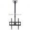 Universal adjustable Swivel 90 degree tilt 12 degree lcd led plasma ceiling mount for most 26" - 55" flat panel TVs