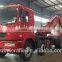 hand operated lifting equipment on truck, Model No.: SQ1600ZB6, 80ton truck crane with foldable booms.