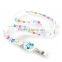 cheap custom fancy badge reel holder lanyards no minimum order