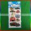 embossed PVC stickers vehicle stickers