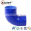 heat resistant 35mm to 30mm blue 90 degree auto silicone reducer elbow hose