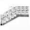 Wrought iron decorative stair grill railing designs