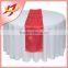 Simple style high quality satin table runner for round tables