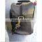 Black Pvc Leather Duffel Bag Carry-on Luggage Suitcase Bag