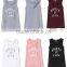 custom gym singlets stringer printing sleeveless hoodie good quality custom white hoodies lightweight cotton hoodies