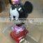 Minnie Mouse Figure Pull-back Car ,Customized Cute Cartoon Plastic Car Toy