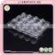 High quality clear plastic disposable quail egg blister packaging tray 12 holes