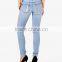 destroyed skinny jeans Frayed women Skinny Jeans (LOTX255)