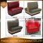 catering fast food restaurant booth seating with double seat