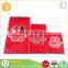 Wholesale custom fancy hot stamping wedding red packet envelope