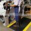 Black yellow rubber esd floor mat