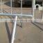 Cheap hot dipped galvanized heavy duty cross foot pedestrian barricade used crowd control barrier with factory discount