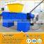 Car truck tyre double shaft shredder waste tyre shredder for sale