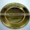 Best Selling No 1 Gold Charger Plate