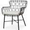 Outdoor Chair Single Chair Metal Frame Taiwan Olifen Waterproof 8cm Cushion