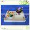 super large fsc certified 2 grids compartments wooden tray