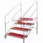 Hot mobile stage platform ladder with wedding party
