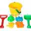 7 Piece Sand Castle Mold Beach Toy Set For Kids