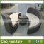 Modern design garden furniture outdoor sun bed with cushion