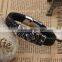 Small MOQ+Mix Designs +In Stock Can Custom logo rope leather bracelet bracelet custom wholesale