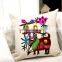 Special offer printed linen back cushion STPC042