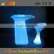 Plastic fashional LED Bar Table Customized New moulds PE material furniturer