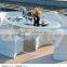 outdoor garden rattan oval dining coffee table set with glass