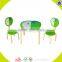 Wholesale Beautiful Fruit Style Wooden Table And 2 Chairs,cute Kids Wooden Table And Chairs,top Sale Table And Chairs W08G142