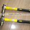 45# carbon steel forged ball pein hammer with fiberglass handle