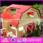 Hot sale children mini wooden toy barn kits W06A156-S