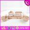 2017 New Design Preschool Toddlers Natural Wooden Dinner Set Toys W10B178