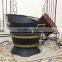 New Design Durable Fireplace Coal Bucket Powder Coated Black Metal Coal Bucket