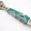 BERRYLION 10'' combine ratchet and adjustable wrench with rubber handle