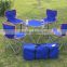 Outdoor camping chairs with table