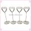Business gift sweet heart shaped metal memo clips