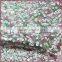 Colorful wholesale cheap allover sequin lace fabric for party dress