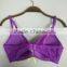 Plus Size Full Cup Purple Sexy Bra