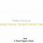 6 MM Gold Plated 6 Facet Figaro Chain Necklace