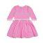 Hot sale! Infant Girls ChristmasLong Sleeve Gowns Baby Layette Cotton Evening Long Gowns For kids