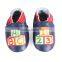 Fashionable car applique children boy leather shoes