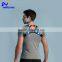 ski wear lycra sports bra black blue mesh safety vest with LED